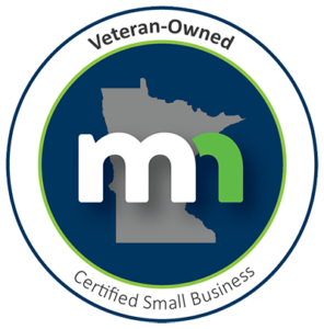 logo for Veteran Owned Business, Minnesota signs