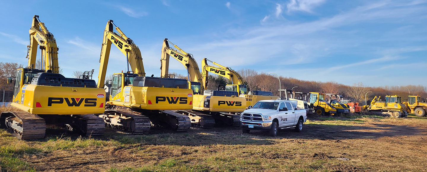 Fleet of PWS equipment