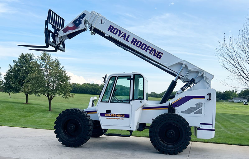 Royal Roofing Crane